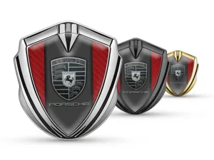 Porsche Insignias de Logo Coche Diseño Alta Gama Vista Drift